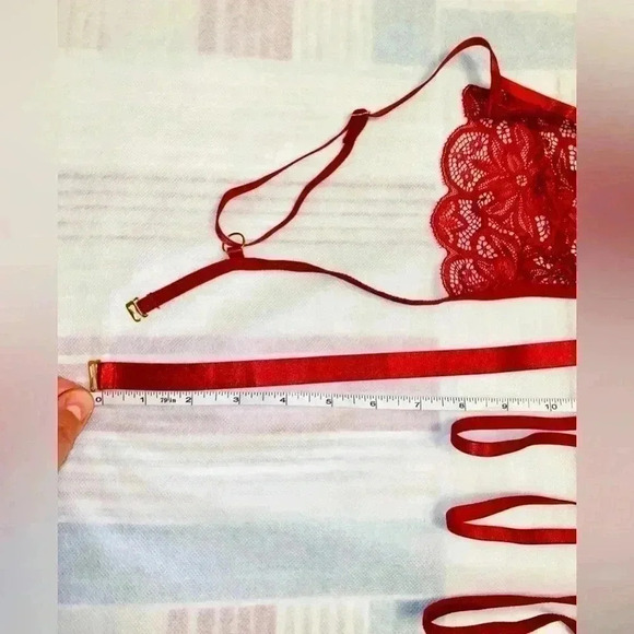๐ Cherry ๐ Red ๐ Sexy Lace Set for Modeling or just a Fun ๐คฉ๐๐๐ - Picture 8 of 11